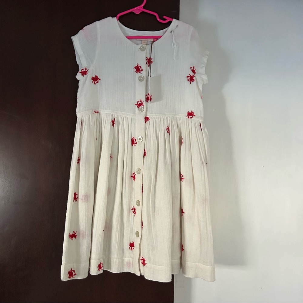 Pink Chicken Winnie Crab Summer Dress